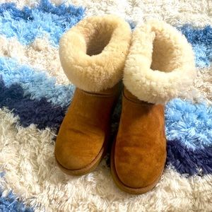 Brown wool UGGs